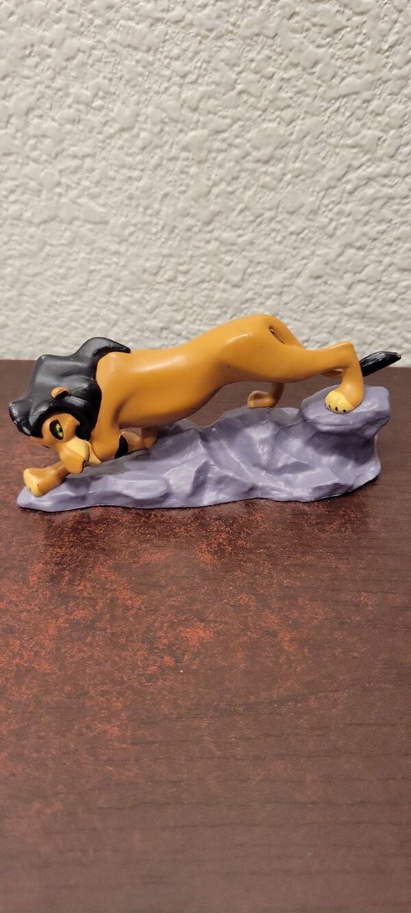 Disney Lion King SCAR Sculking 5" Wide PVC Cake Topper Figure